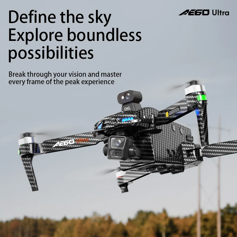 새로운 AE60 RC 드론, 4K, 3축 전문가용 브러 - Drone Gimbal 리뷰 및 가격